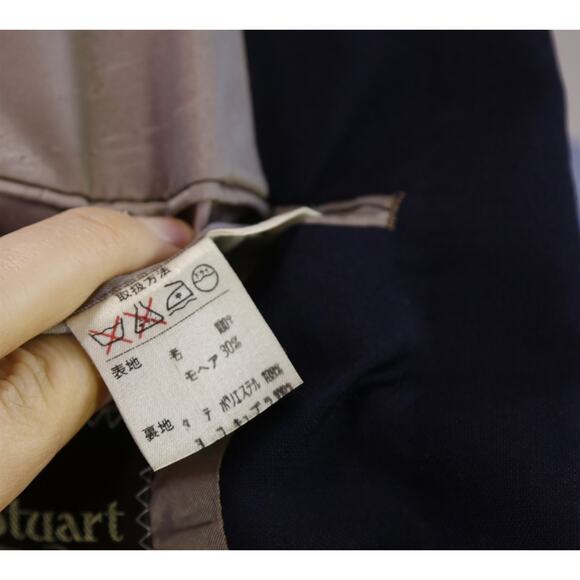 Paul Stuart Navy Blue Wool Mohair Gold Metal Button Blazer Jacket 38S - Picture 9 of 9